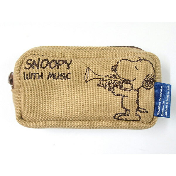 SNOOPY WITH MUSIC「SMP-TPBG」 トランペットマウスピースポーチ　1〜2本入　スヌーピー【送料無料】【smtb-KD】【RCP】：-p2