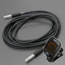 【ポイント8倍!期間限定】お得なケーブルとチューナーセット Aria アリア ACT-SP BK ブラック BLACK クリップ式クロマチックチューナー ギター...