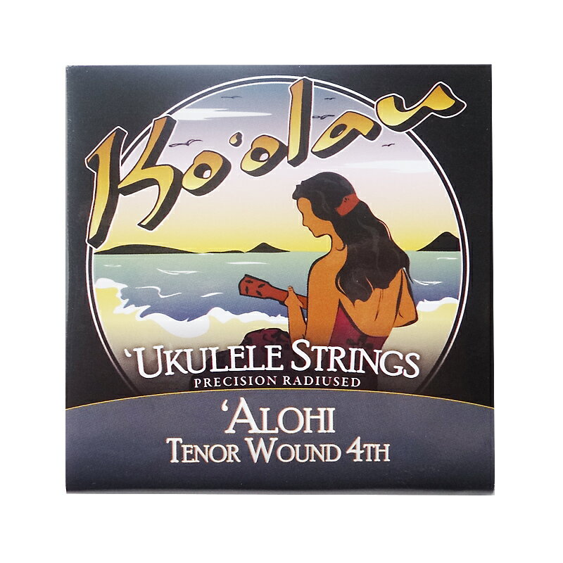 【xxx】Ko'olau コオラウウクレレ弦 'ALOHI TENOR WOUND 4TH アロヒ テナーウクレレ用セット弦 4弦ワウンド 【送料無料】【RCP...