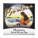 Ko'olau UKULELE STRINGSMAHANAシリーズ　テナーウクレレ用セット弦（3弦ワウンド）　MAHANA TENOR WOUND 3RDハワイ・オアフ島のウクレレブランド【Ko'olau(コオラウ)】のウクレレ用セット弦です。■MAHANA(マハナ)シリーズハワイ語で「温かさ」を意味するMAHANA。その名の通り、温かみのあるばらつきのないトーンとサウンドが特徴の弦です。高品質のクリアナイロン弦は、コンピューター制御のレーザーカットマシンで直径やテンションが均一になるよう品質管理されています。完璧な音色と抑揚が楽しめるナイロン弦と言えるでしょう。■仕様　テナーウクレレ用1弦：A PLAIN2弦：E PLAIN3弦：C WOUND4弦：G PLAIN ※掲載画像は本品とは異なります。イメージですので表題をよくご確認ください。※予告なくデザイン等の変更が行われる場合がございます。※在庫有りと表示されていましても流動性が高いため品切れとなっている場合がございます。