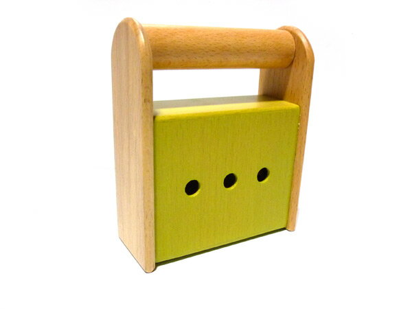 【5%OFFクーポン!総額15,000円以上で先着36名限定】ウッディーサウンズ タンバリン 黄緑 G03-1142 WOODYPUDDY 木のおもちゃ 赤ちゃ...