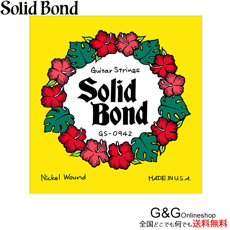 SolidBond （ソリッドボンド） Guitar Strings 009-042 エレキギター弦 GS-0942 【smtb-KD】【RCP】