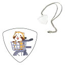 楽器ペンダント あらいぐまラスカル ピック なかよしシリーズ 自転車 + GID ハメパチ トライアングルペンダント