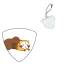楽器キーホルダー あらいぐまラスカル ピック なかよしシリーズ ブーツ + GID ハメパチ トライアングルボールチェーン