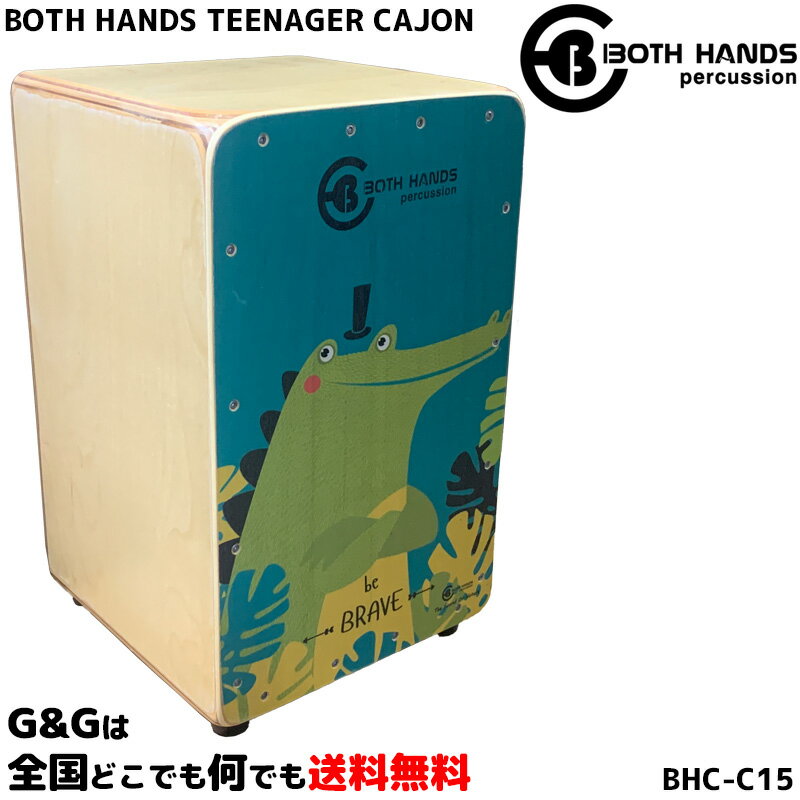 収納バッグ付 ボスハンズ 小型カホン BOTH HANDS TEENAGER CAJON BHC-C15 お子様に最適なサイズ小型カホン spslcaj