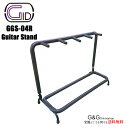 【お買い物マラソン期間ポイント10倍！】GID GGS-04R MULTI GUITAR STAND-4 4本立てマルチギタースタンド 複数本立て