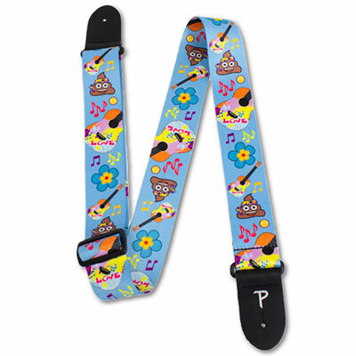 ペリーズ 絵文字 ギター ストラップ Perri's LPCPE-8252 emoji Guitar Strap spslst