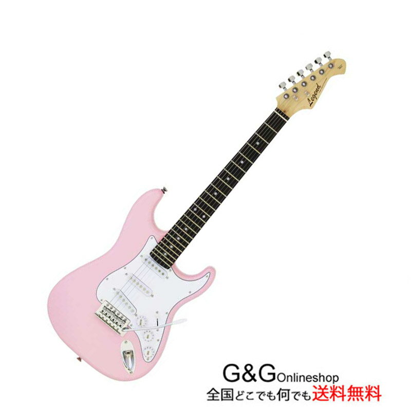 ミニギター Legend by Aria ProII LST-MINI KWPK レジェンド ミニストラト かわいい ピンク Kawaii Pink