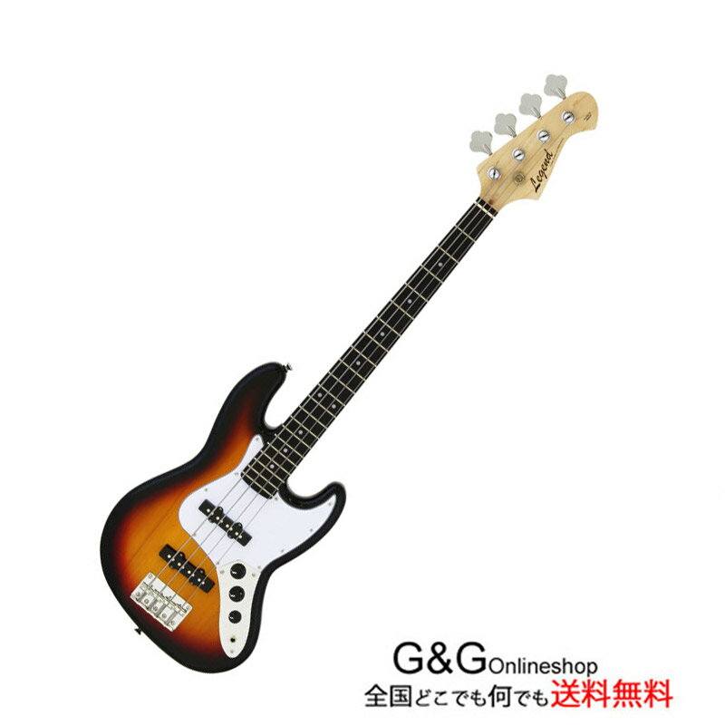 ミニベース Legend by Aria ProII LJB-MINI 3TS レジェンド ジャズベ 3トーンサンバースト 3 Tone Sunburst