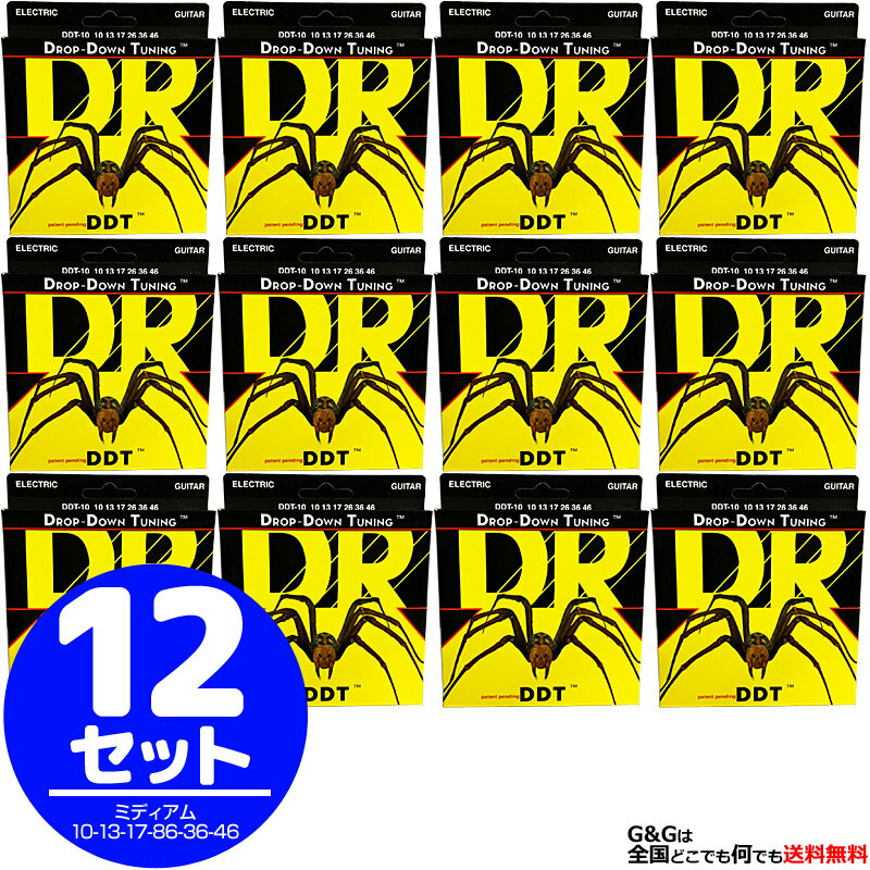 DR STRINGS エレキ弦 DDT-10 12セット DropDown Tuning Medium 10-46:-p2