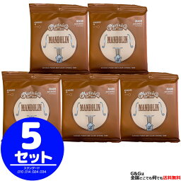 【ポイント10倍！4月29日まで】【5 Set】Martin マンドリン弦 Bronze M-400 5セット 【RCP】:-p2