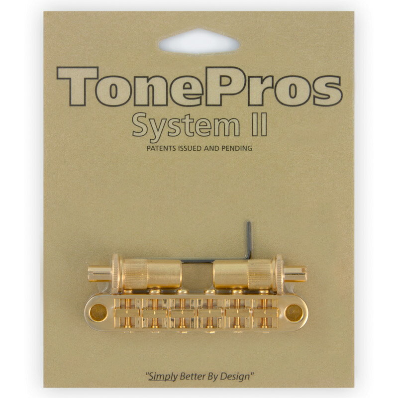 TonePros ֥å T3BT-G  Metric Tuneomatic (large posts, notched saddles)