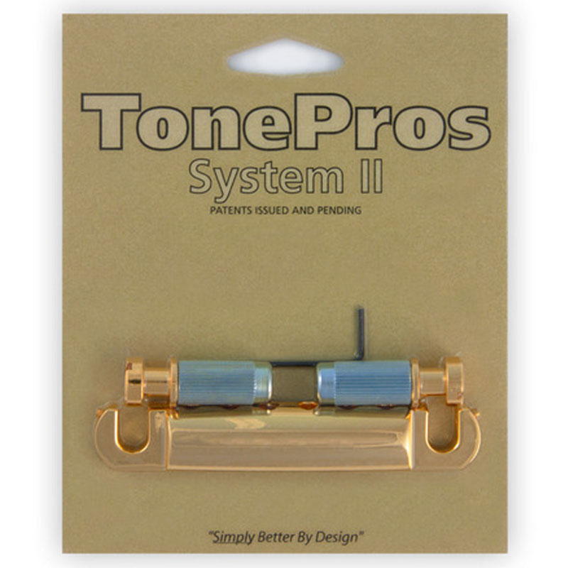 【ポイント8倍!期間限定】TonePros エレキギター用テールピース T1ZA-G ゴールド Metric Aluminum Tailpiece 日本製、アジ...