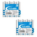 【ポイント10倍!マラソン期間限定】磁器研究所 アルカリ乾電池 単3形 2セット (8本) HDLR6/1.5V4P×2