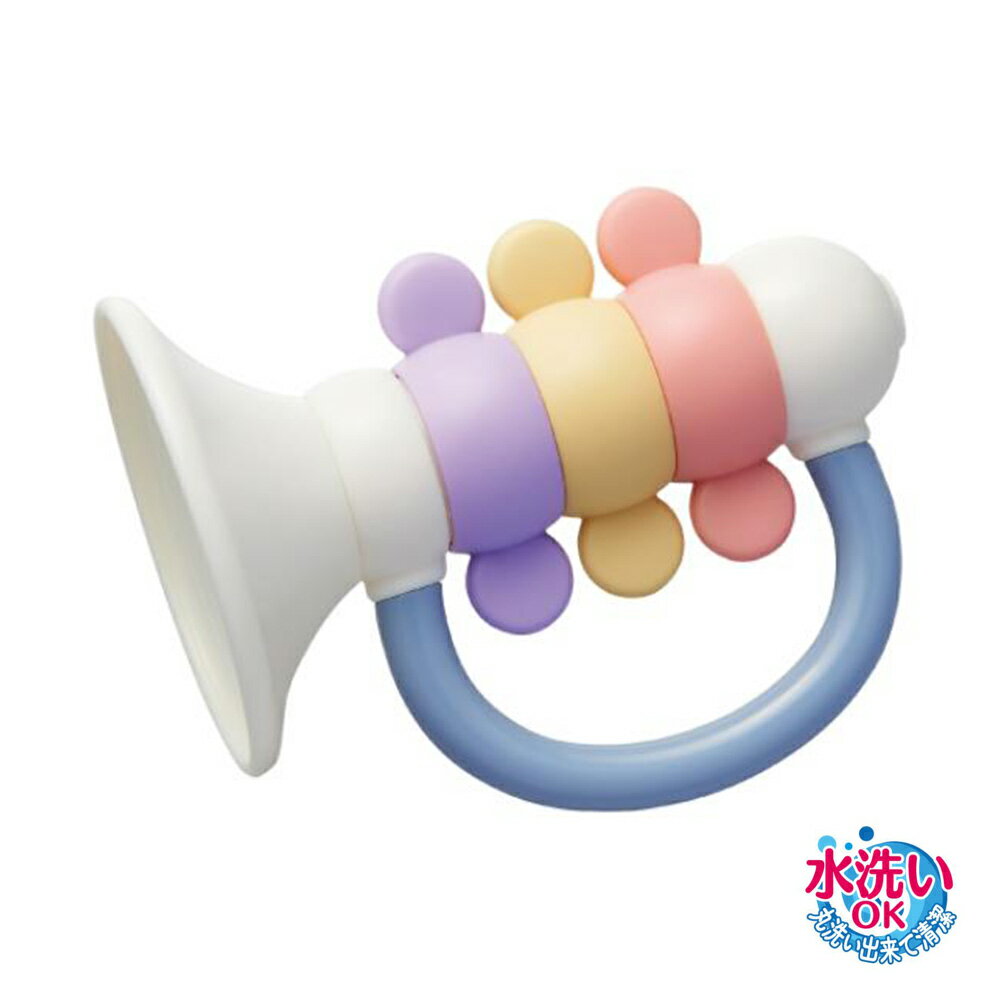 【5%OFFクーポン!総額15,000円以上で先着36名限定】トイロイヤル Toyroyal ベビーのおもちゃ ラ♪の音のゆびあそびラッパ 2100
