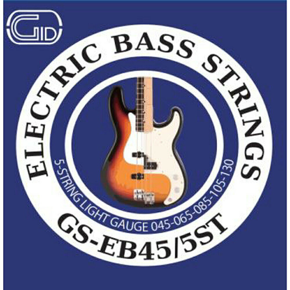 ジッド 5弦ベース弦 ライト GS-EB45/5 5-STRING LIGHT GAUGE　GID