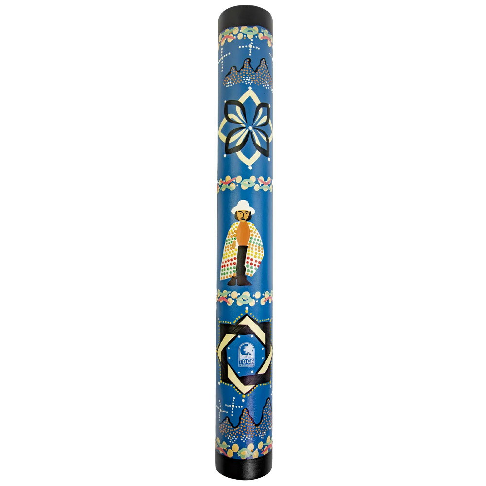 RAINSTICKS ロングトーンが心地良いレインスティック Everpour Rainsticks は、その卓越した持続時間と共鳴により雨音を再現します。 30 秒以上続く魅力的な雨音を生み出します。 チリの伝統と自然の美しさを称える精巧な手書きのデザインが特徴です。 ・チリを象徴するカウボーイの衣装を着た男性の Huesa（ウェッサ） ・全長24”（約61cm） ※掲載画像はサンプルです。 ※輸入品なので色合い、デザイン、作りが粗い部分があるかと思いますが演奏上問題ございませんので何卒ご了承ください。