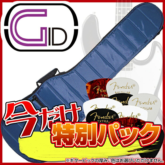 【あす楽対応】【FENDERピック10枚をセット】GID ジッド 軽量モコモコ エレキベース用バッグGMK-EB：Navy ネイビー エレキベース用ケース/GMKEB【送料無料】【smtb-KD】【RCP】：-as-p5