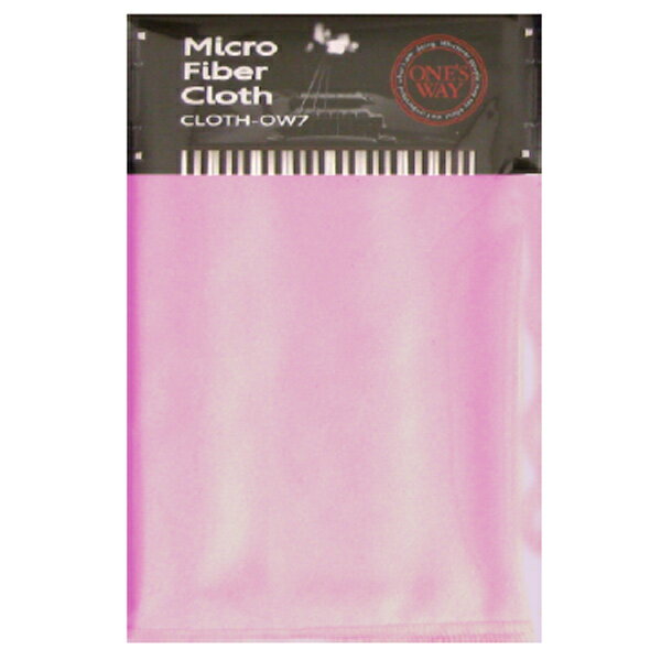 ONE'S WAY(ワンズウェイ)マイクロファイバークロス【CLOTH-OW7】PNK(ピンク)Microfiber Cloth/CLOTHOW7【送料無料】【smtb-KD】【RCP】