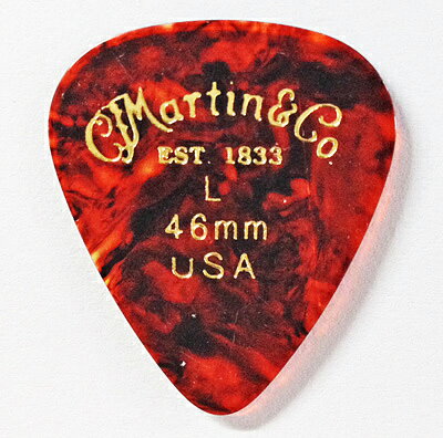 MARTIN PICK(マーチン ピック) Celluloid 351 shapeティアドロップ型[Light(Thin):約0.46mm]×1枚 【送料無料】【smtb-KD】【RCP】