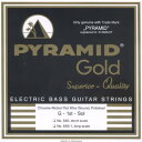 PYRAMID STRINGS ピラミッド ストリングス ベース弦 EB-Gold .040-.100 short scale chrome-nickel flatwounds 2426