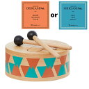 【ポイントUPセール中!】今だけ、ORIGAMIプレゼント【在庫一掃セール価格】クラシックドラム I'M TOY IM-29322 知育玩具 木のおもちゃ 太鼓 ドラム 楽器 打楽器 音楽 出産祝い エデュテ 音の出るおもちゃ 1歳 木製玩具 誕生日 プレゼント 赤ちゃん