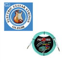 Pig Hog ピッグホッグ ケーブル PCH10AG GID GS-EG08 エレキギター弦 ケーブルと弦のセット商品 ss2025