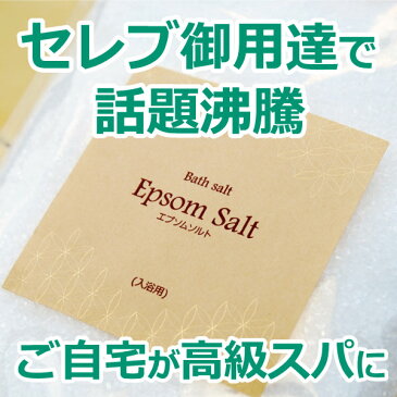 [あす楽] 道端アンジェリカさんTV放映でご注文集中しています【楽天上半期ランキング受賞】国産エプソムソルト 10kgパック 計量スプーン付き アースコンシャス【送料無料】 レビュー数が人気の証です！（入浴剤原料）