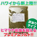 【送料無料】ハワイアングリーンソルト徳用訳あり500gハワイ産プレミアムソルトに笹の葉エキス配合。天然成分100%のグリーンカラーの高級バスソルト原料です!!【自然派入浴剤メーカー直営店】