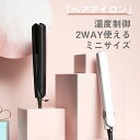 ミニヘアアイロン 【5/11まで ポイント10倍！】ヘアアイロン 急速加熱 2way USB式 乾湿両用 ミニ ストレートアイロン コテ アイロン 前髪 超軽量 旅行用 ミニヘアアイロン カールアイロン ヘアーアイロン ミニ 小型 持ち運び 内巻き 外巻コンパクト 携帯用 ギフト プレゼント 女性 ヒメコテ