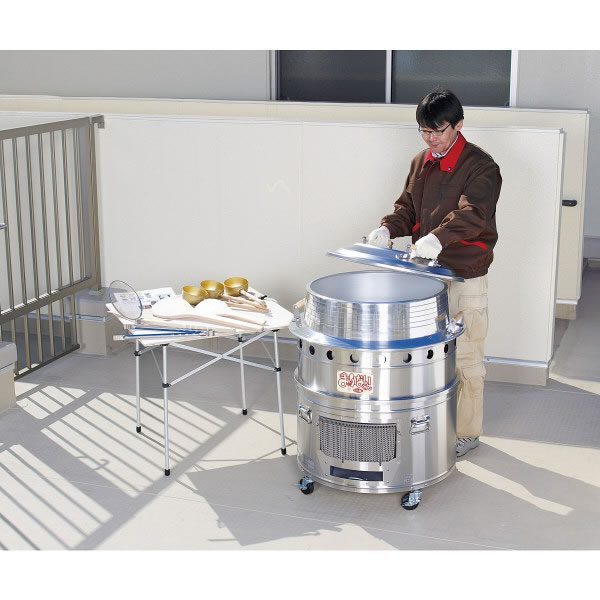 大型炊き出し器　まかないくん85型基本セット（かまど、料理、食事）メーカー直送の為代金引換はご利用..