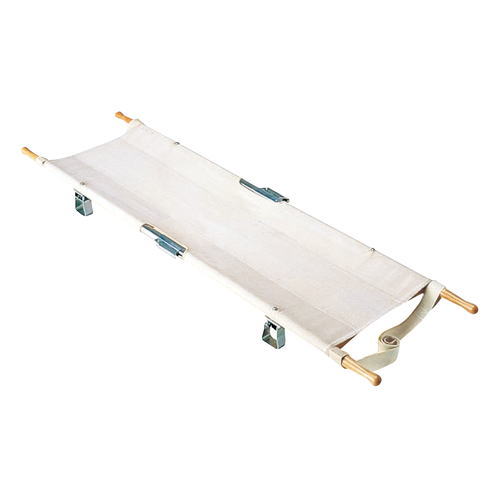 【担架 松永製作所】4ツ折担架(把手固定式）スチール製運搬器具 介護用品 簡易担架 折畳み担架 緊急 災害 防災