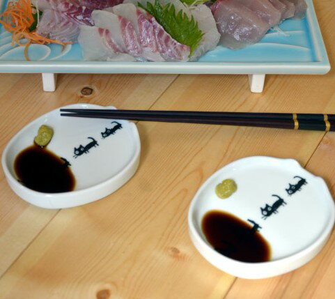 【有田焼 ヘルシー減塩皿　各柄2枚セット】取り皿　刺身用取皿　醤油皿　有田焼　小皿 しょうゆ　減塩..