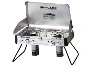 ユニフレーム(UNIFLAME) ツインバーナー US-1900 【全国一律送料無料】 コンパクト 収納 カセットガス CB ストーブ 防災 アウトドア レジャー ソロキャンプ 野外料理 ファミリーキャンプ バーベキュー BBQ 鍋 クッカー アウトドアクッキング