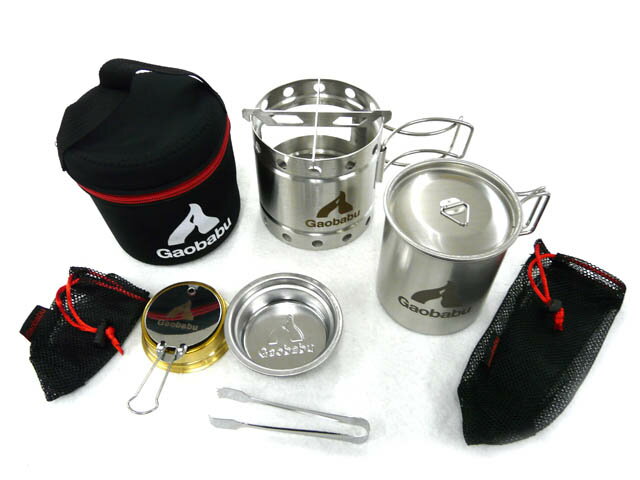 【あす楽対応】固形燃料 ガオバブ(Gaobabu)☆Gaobabuキャリボ ステンマグ+固形燃料ツールセット GSET-09【送料590円 1万円以上送料無料(北・東北・沖 除く)】