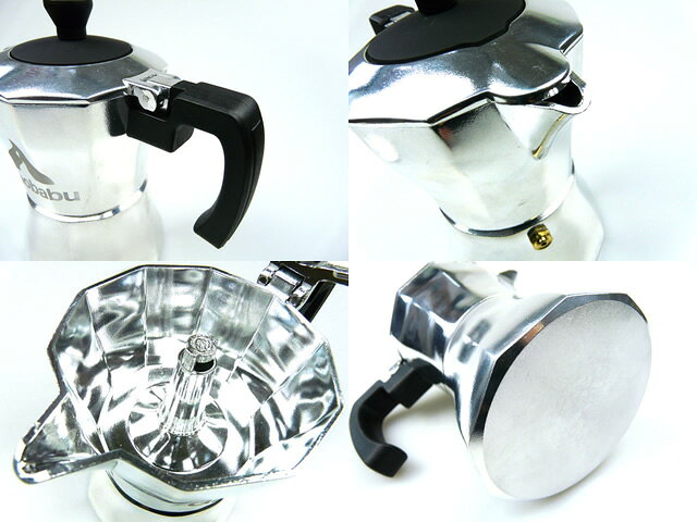 【全国一律送料無料】ガオバブ(Gaobabu)☆Gaobabu直火型エスプレッソ・コーヒーメーカー(収納袋付き)通販格安セール情報 楽天 通販