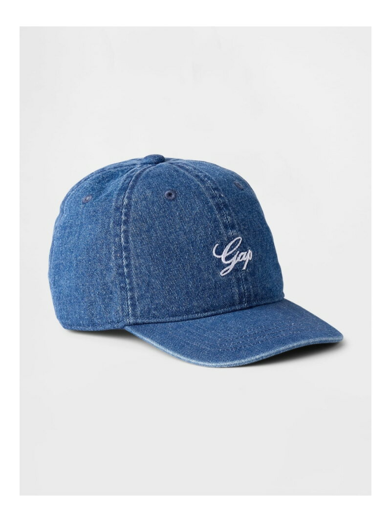 【SALE／66%OFF】(K)デニム GAPロゴ ベースボールキャップ (キッズ) GAP ギャップ 帽子 キャップ ブルー【RBA_E】[Rakuten Fashion]のサムネイル