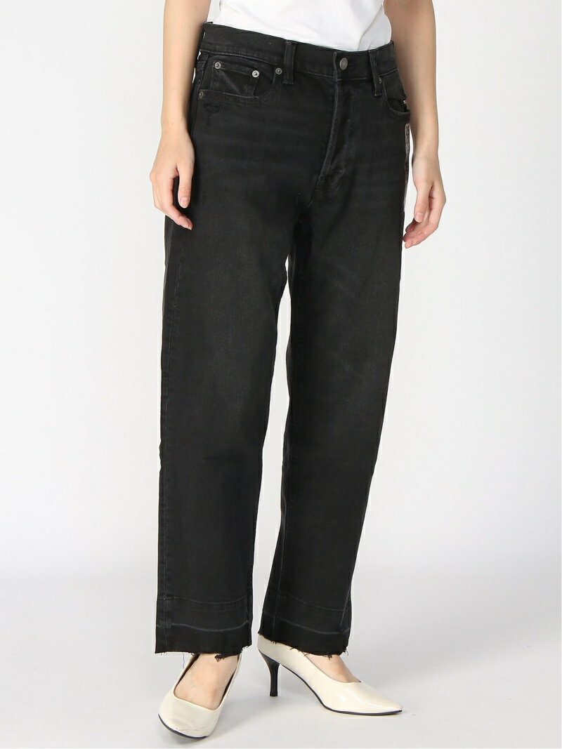 【SALE／76%OFF】ハイライズ チーキー ストレートジーンズ GAP ギャップ パンツ ジーンズ・デニムパンツ ブラック【RBA_E】[Rakuten Fashion]のサムネイル