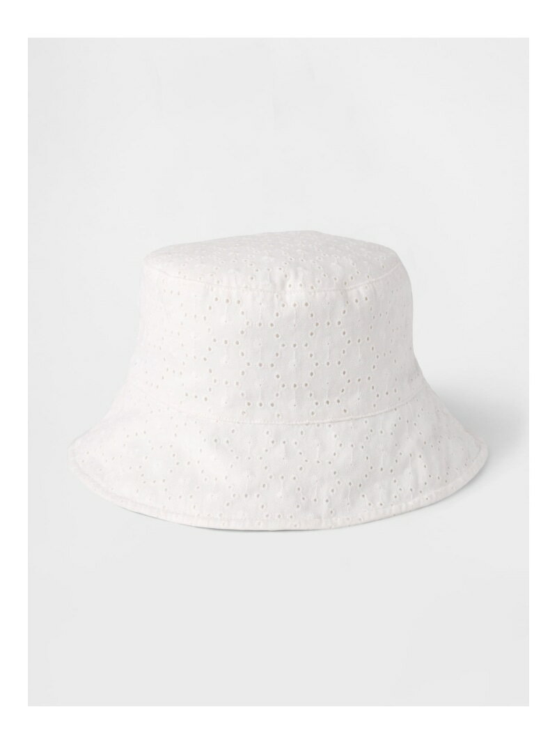 【SALE／74%OFF】(K)アイレット バケットハット (キッズ) GAP ギャップ 帽子 ハット ホワイト【RBA_E】[Rakuten Fashion]のサムネイル