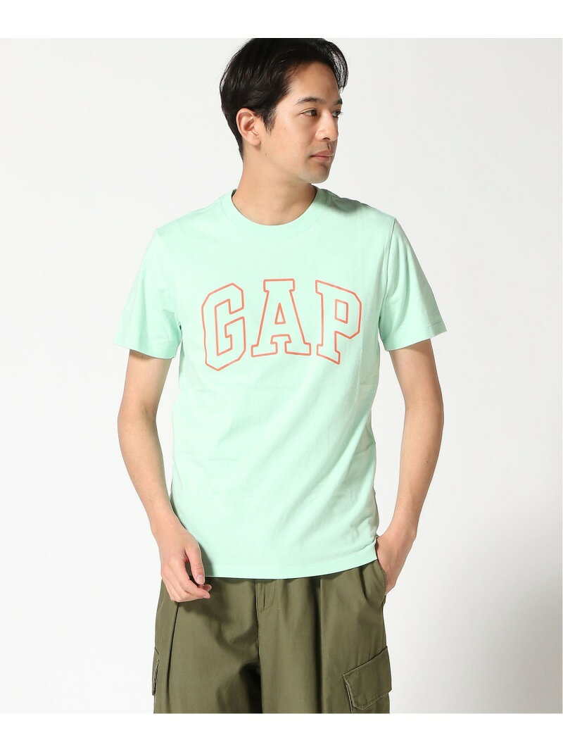 (U)エブリディ ソフト GAPロゴTシャツ(ユニセックス) GAP ギャップ トップス カットソー・Tシャツ レッド パープル グリーン イエロー ブラウン ブラック カーキグリーン ネイビー ベージュ ホワイト【送料無料】[Rakuten Fashion]