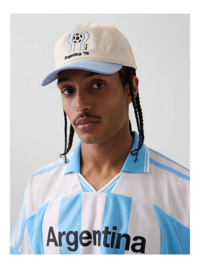 (U)FIFA WORLD CUP(TM) ベースボールキャップ GAP ギャップ 帽子 キャップ ホワイト レッド ネイビー【送料無料】[Rakuten Fashion]