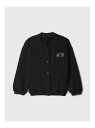 (K)babyGap ヴィンテージソフト GAPロゴ カーディガン GAP ギャップ トップス カーディガン ホワイト ブラック【送料無料】[Rakuten F...