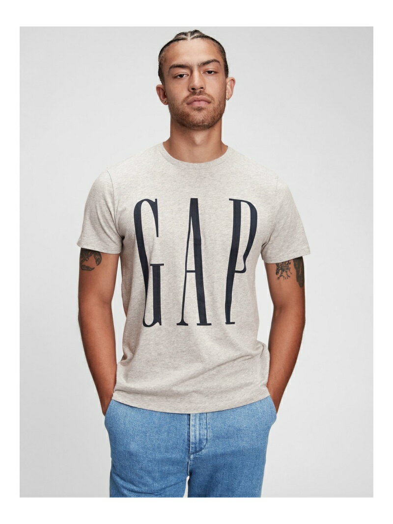 【SALE／33%OFF】(U)GapロゴクルーネックTシャツ GAP ギャップ トップス カットソー・Tシャツ グレー ブラ...