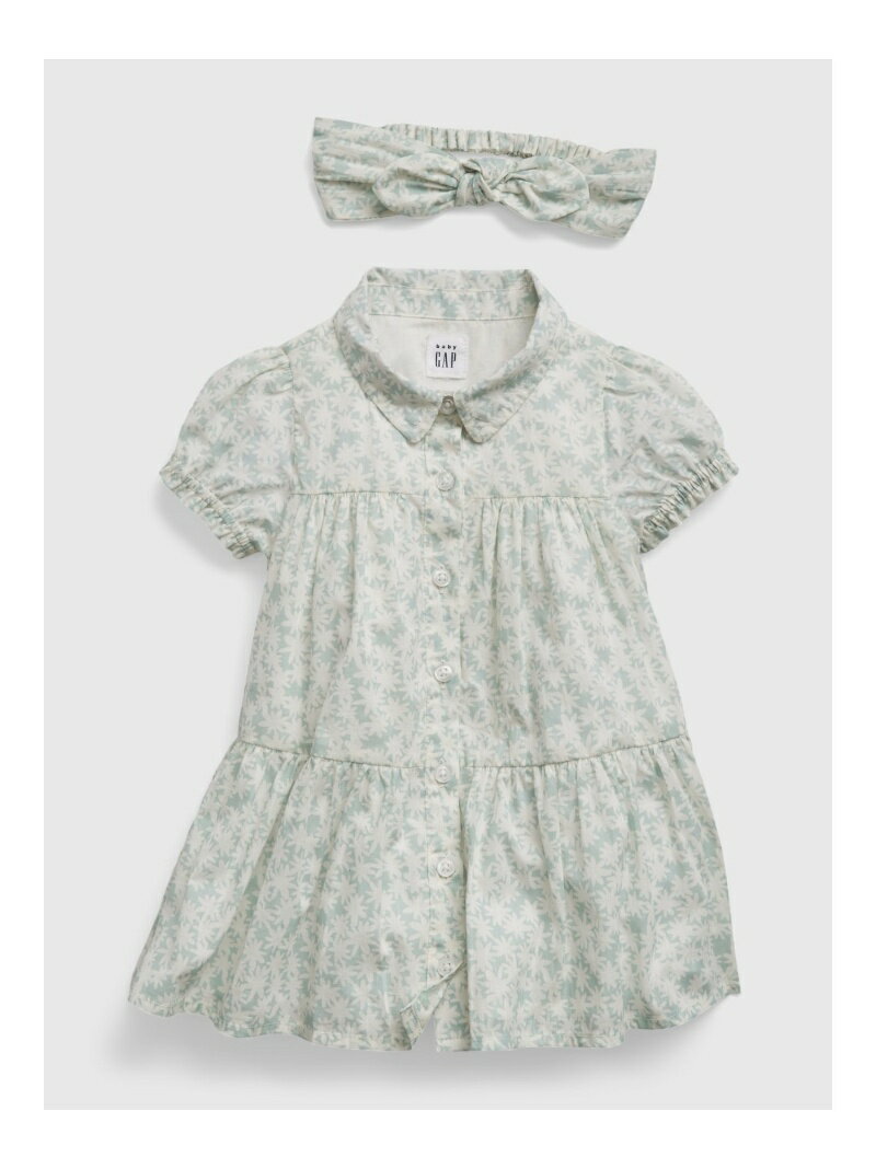 【SALE／80%OFF】(K)ティアードワンピース セットアップ (ベビー) GAP ギャップ ワンピース・ドレス ワンピース グリーン【RBA_E】[Rakuten Fashion]のサムネイル