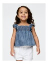 【SALE/49%OFF】(K)デニム ラッフルフリルトップス (幼児・ベビー) GAP ギャップ トップス ノースリーブ・タンクトップ ブルー【RBA_E】[...
