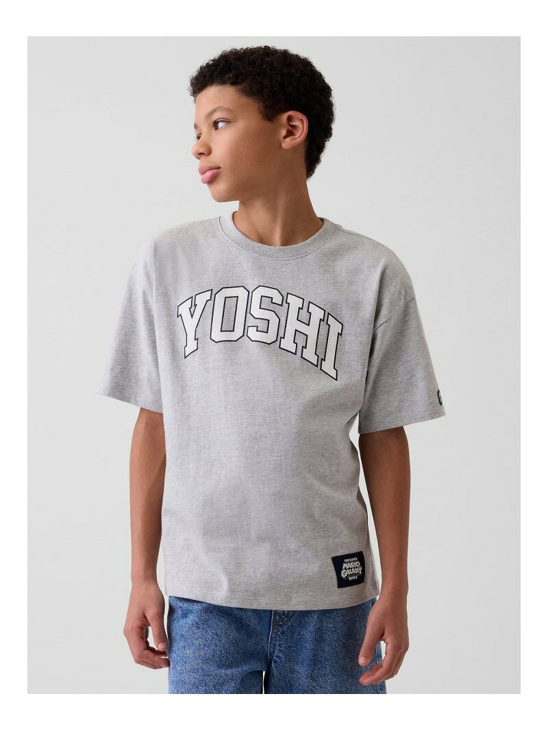 (K)スーパーマリオブラザーズ リラックスフィット グラフィックTシャツ (キッズ) GAP ギャップ トップス カットソー・Tシャツ ホワイト グレー ネイビー ピンク ブルー【送料無料】[Rakuten Fashion]