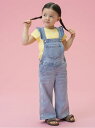 【SALE/40%OFF】(K)babyGap ラッフルフリル デニムオーバーオール GAP ギャップ オールインワン・オーバーオール オーバーオール・サロペッ...