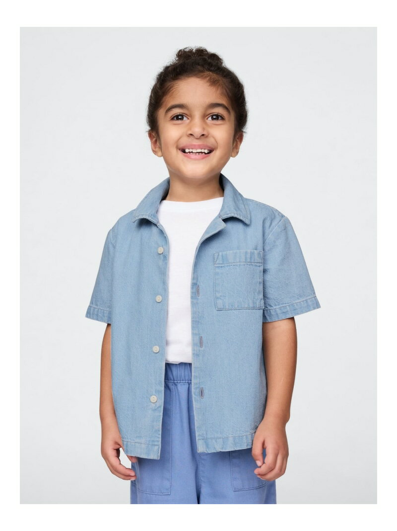 【SALE／59%OFF】(K)シャンブレーシャツ (幼児・ベビー) GAP ギャップ トップス シャツ・ブラウス ブル..