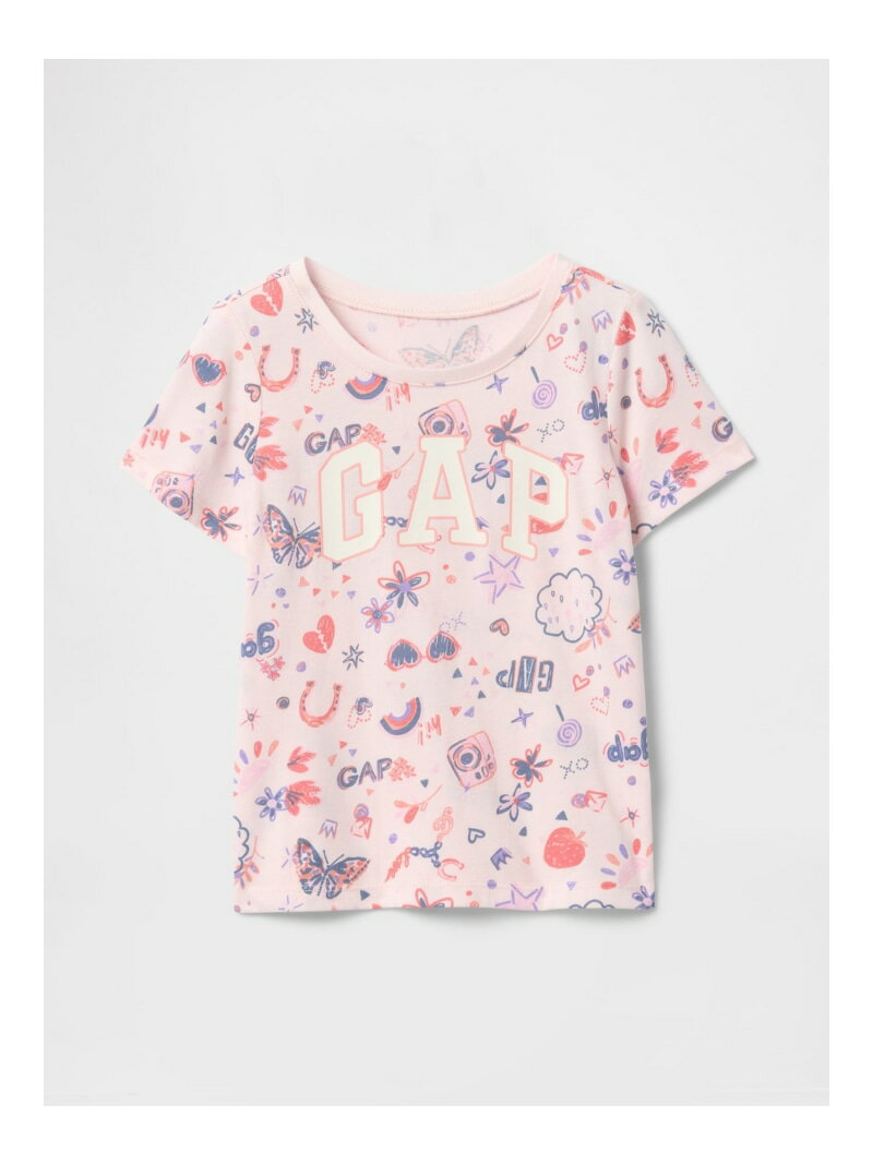 【SALE／49%OFF】(K)babyGap グラフィックTシャツ GAP ギャップ トップス カットソー・Tシャツ ホワイト ピンク【RBA_E】[Rakuten Fashion]のサムネイル