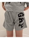 (U)GAPアーチロゴ ショートパンツ(ユニセックス) GAP ギャップ パンツ ジャージ・スウェットパンツ グレー カーキ ブラック【送料無料】[Rakuten Fashion]